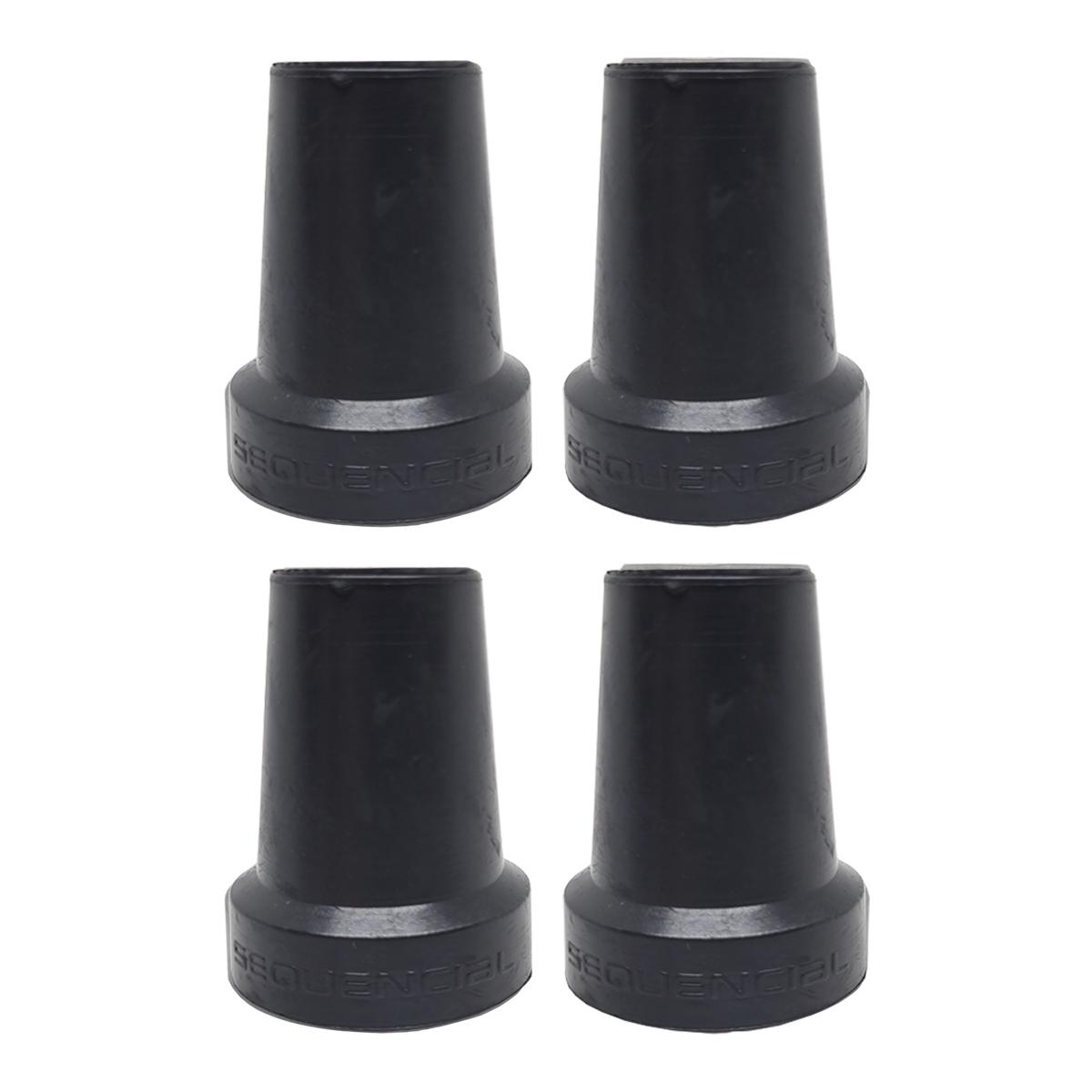Ponteira Muleta Sequencial 3/4" Preta Plus Kit com 4 Unidades